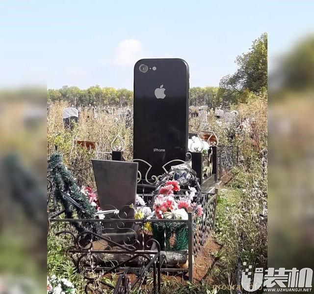 俄女生车祸去世，家属花了10万定制一款“iPhone墓碑”