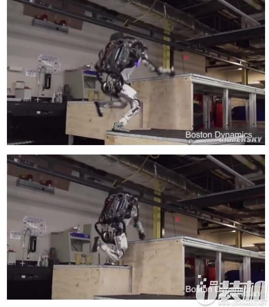 波士顿动力机器人展示跑酷：身手灵活6的一逼