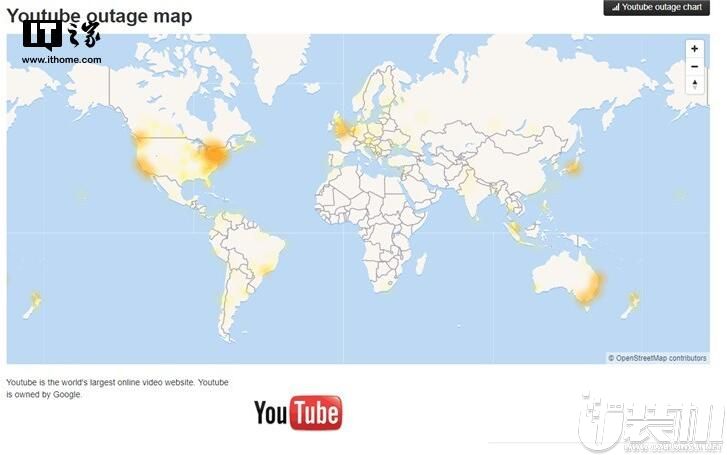 谷歌YouTube全球大宕机！