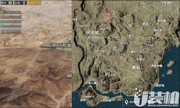 刺激战场沙漠地图火车站怎么打 沙漠地图火车站位置区域分布一览