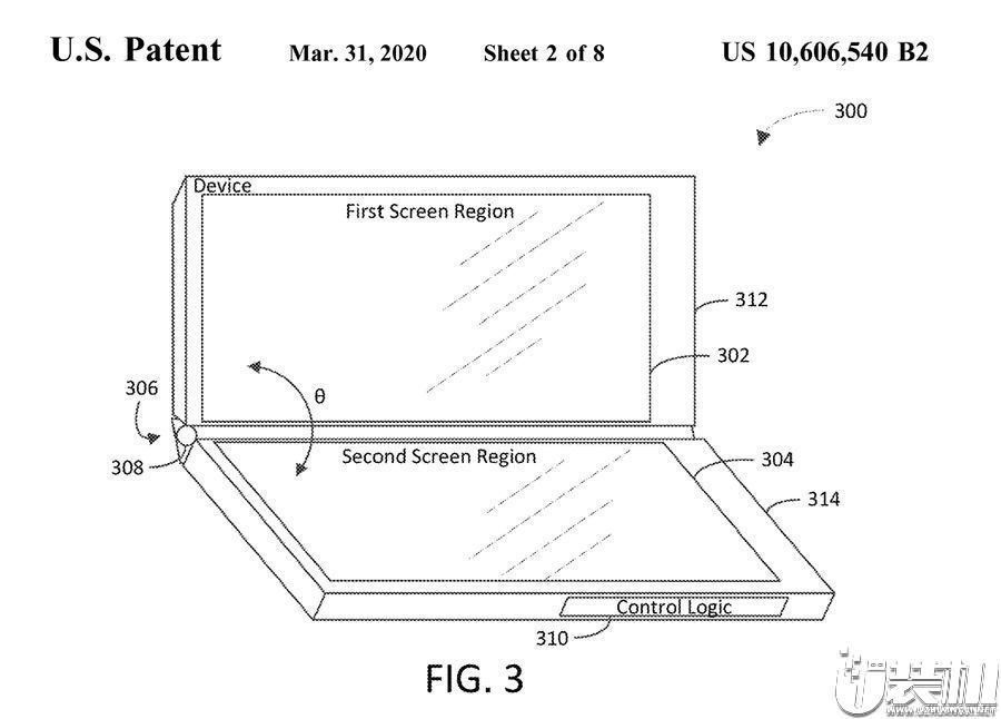 新专利暗示微软未来可能研发有三块屏幕的可折叠设备