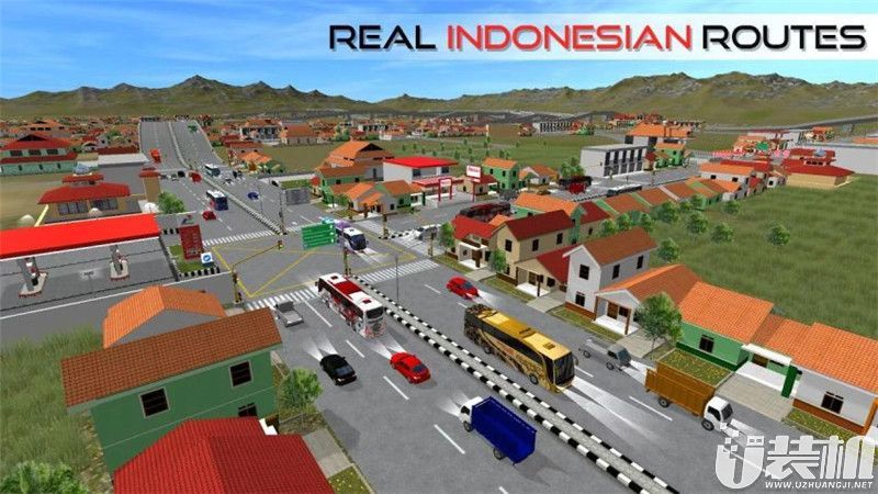 印尼巴士中国地图mod绿色版