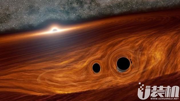 外媒：科学家探测到两个黑洞碰撞产生的闪光信号