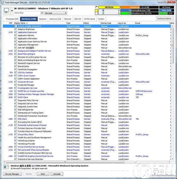 MiTeC Task Manager DeLuxe电脑版