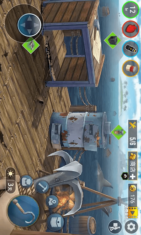 鲨鱼模拟器木筏的生存手机版